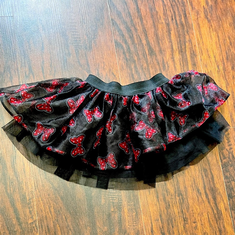 Disney Jr Minnie Mouse tutu, black and pink, 18 months